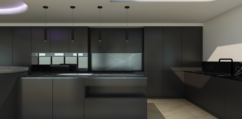 Monolithic Carbon Kitchen