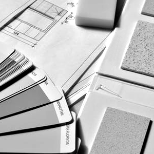 Mood Board, Worktop Samples and Colour Chart 